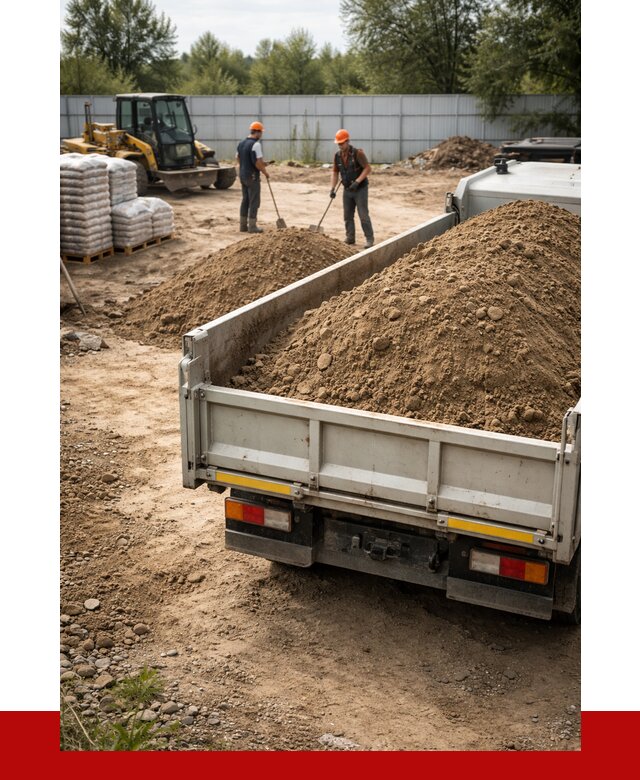 Супесь с доставкой в Добрянке от 2475 р. за куб | ПРОНЕРУДДбр