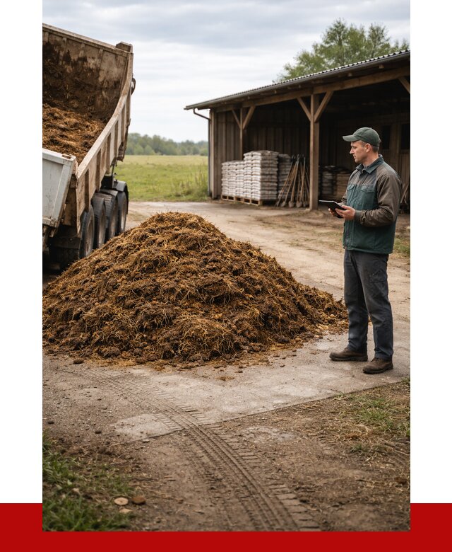 Купить навоз с доставкой в Добрянке от 1212 р. за куб | ПРОНЕРУДДбр