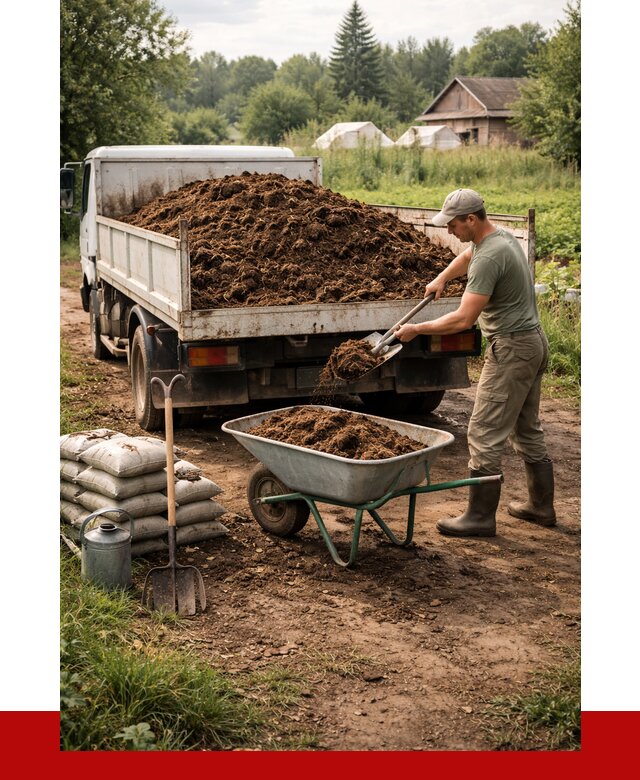 Купить коровий навоз с доставкой в Добрянке от 1818 р. | ПРОНЕРУДДбр