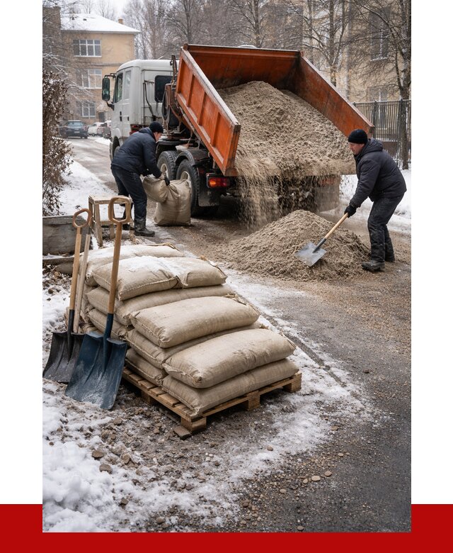 Противогололедные материалы оптом в Добрянке от 4243 р. | ПРОНЕРУДДбр