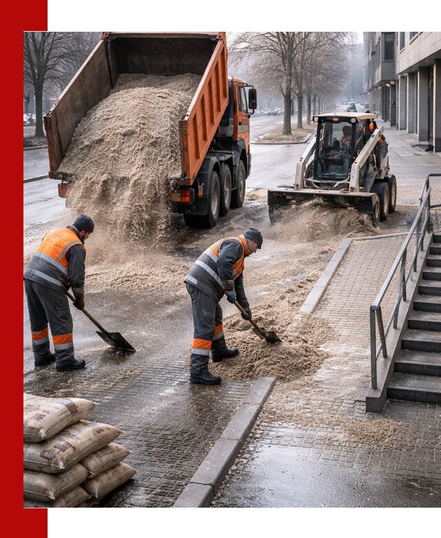 Поставка противогололедных материалов в Добрянке