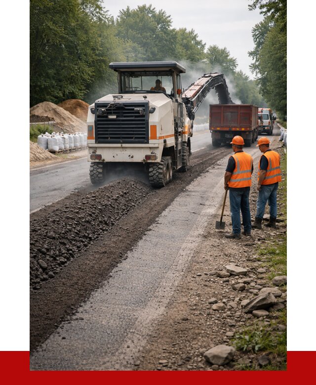 Фрезерованный асфальт в Добрянке от 2222 р./куб. | ПРОНЕРУДДбр