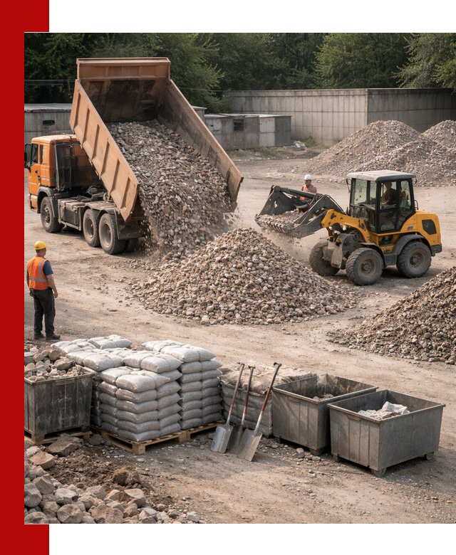 Вторичные материалы для отсыпки в Добрянке — поставка и доставка