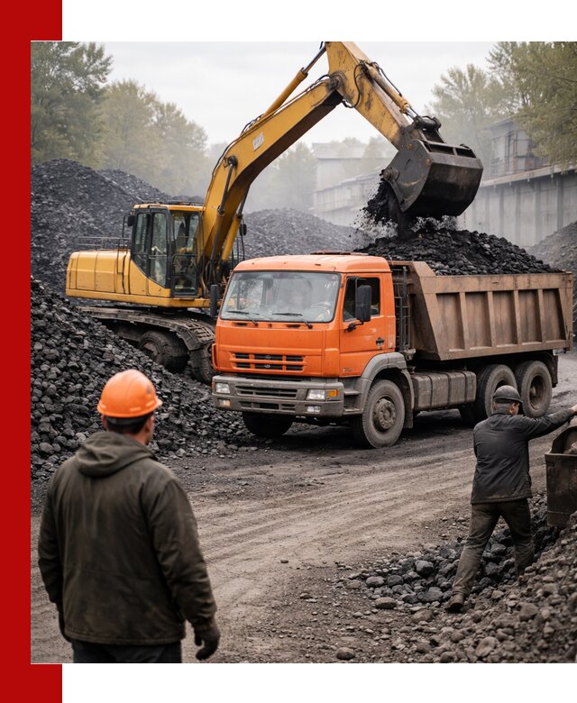 Доставка угля автотранспортом в Добрянке быстро и выгодно