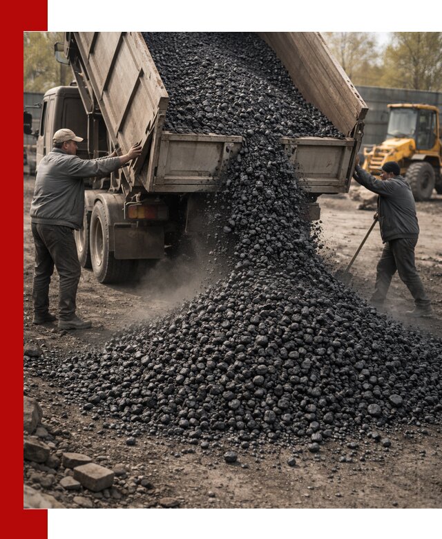 Доставка угля семечка самосвалами в Добрянке