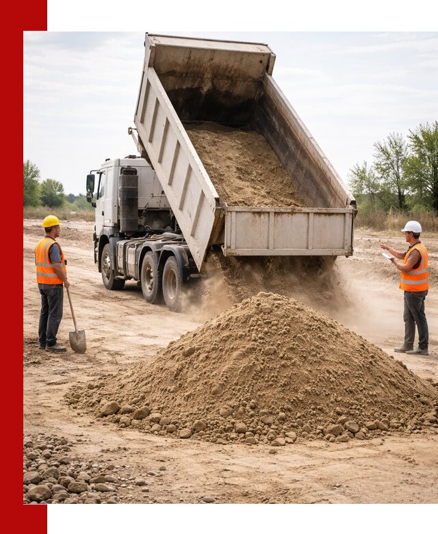 Доставка самосвалом 15 кубов в Добрянке за город и по городу