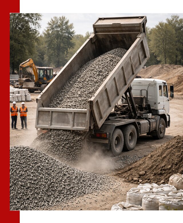 Аренда самосвала в Добрянке для доставки сыпучих и нерудных материалов