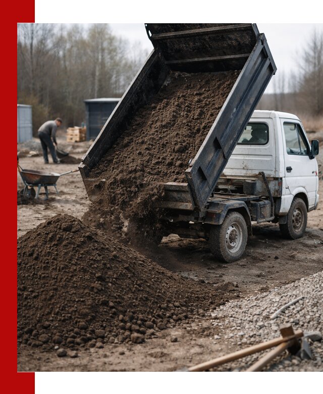 Аренда минисамосвала в Добрянке для доставки сыпучих материалов