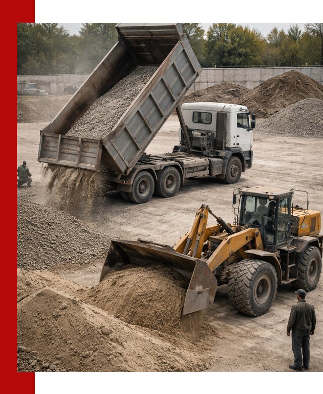 Перевозка сыпучих грузов самосвалами и бортовыми в Добрянке