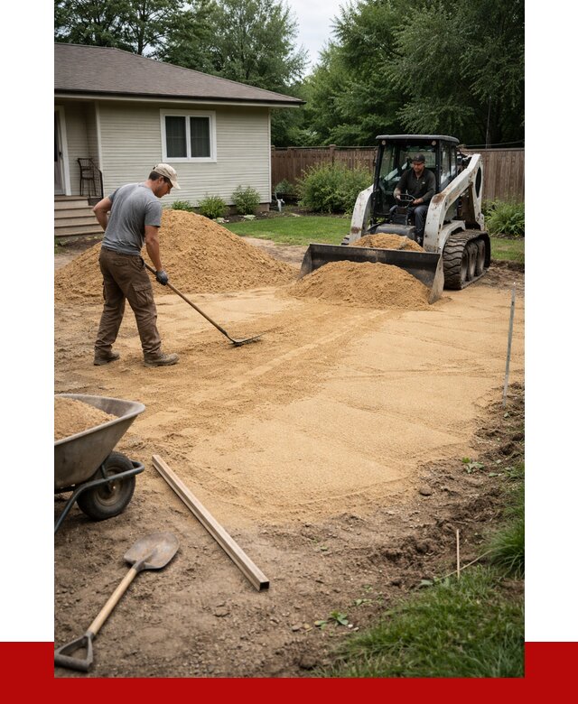 Отсыпка участка песком в Добрянке, от 2526 р., ПРОНЕРУДДбр